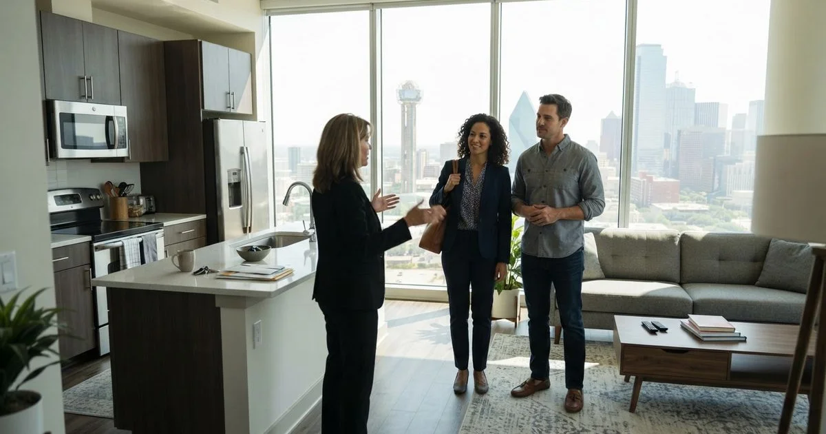 What to expect when touring a luxury high-rise apartment in Dallas